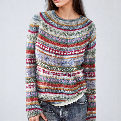 Women's Patterned Sweater Casual