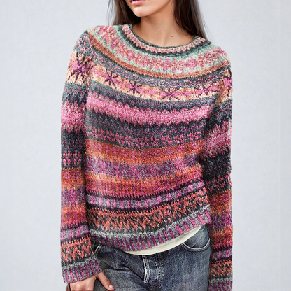 Women's Patterned Sweater Casual