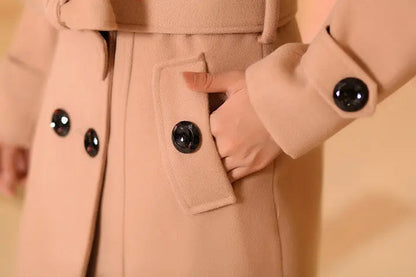 Women's Pelzmantel Luxury Style