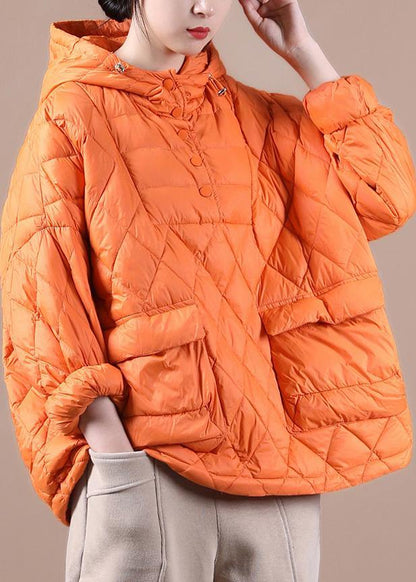 Women's Plus Size Hoodie Short Puffer Jacket