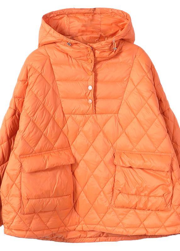 Women's Plus Size Hoodie Short Puffer Jacket