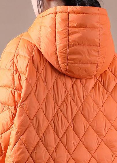 Women's Plus Size Hoodie Short Puffer Jacket