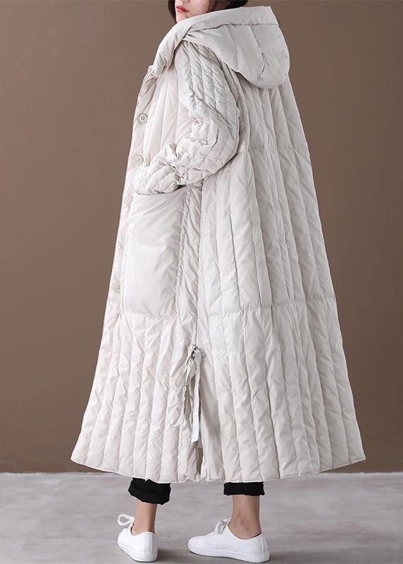 Women's Plus Size Winter Overcoat with Hood and Large Pocket