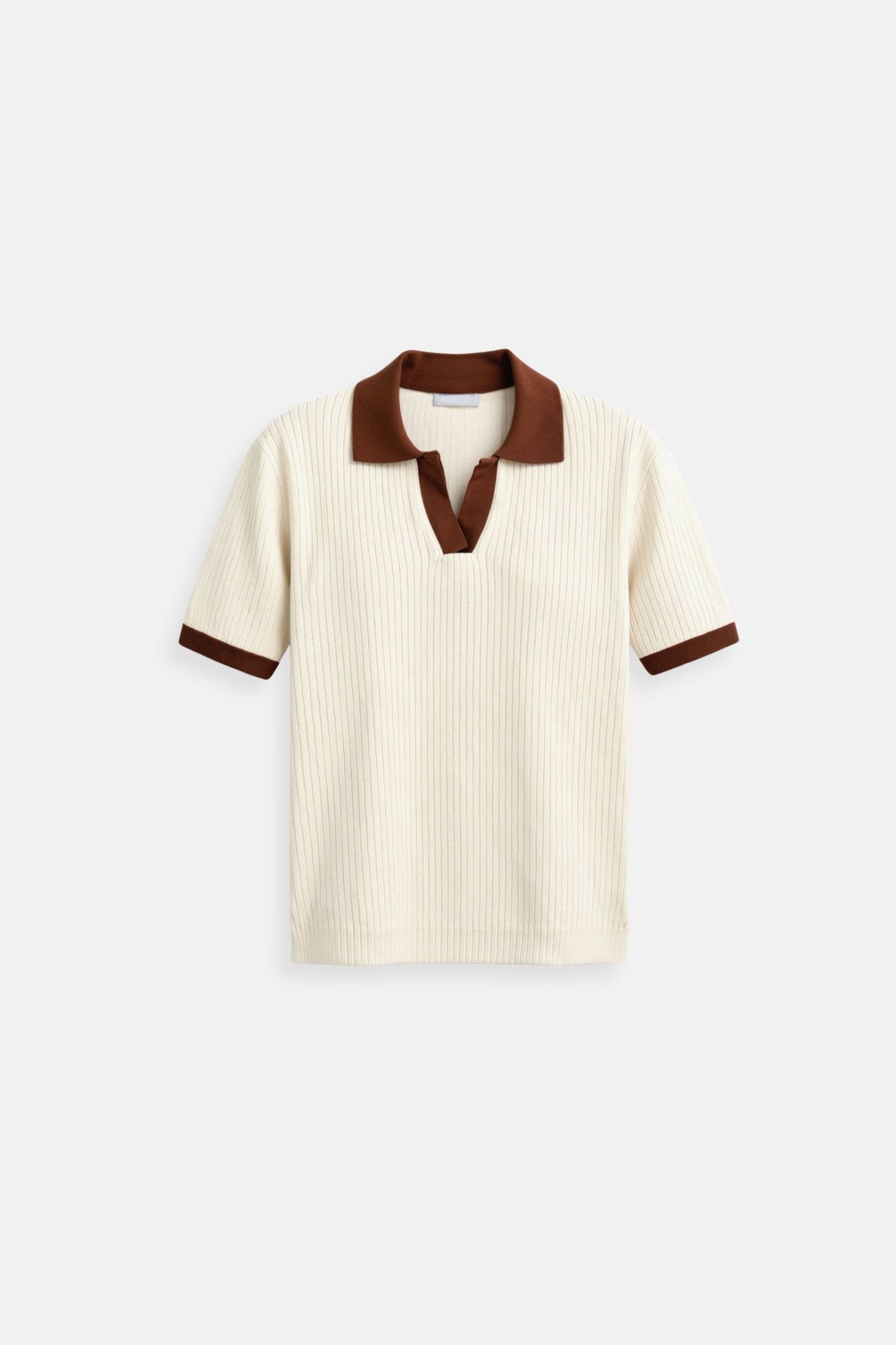 Women's Polo Colour Block With Notched Collar