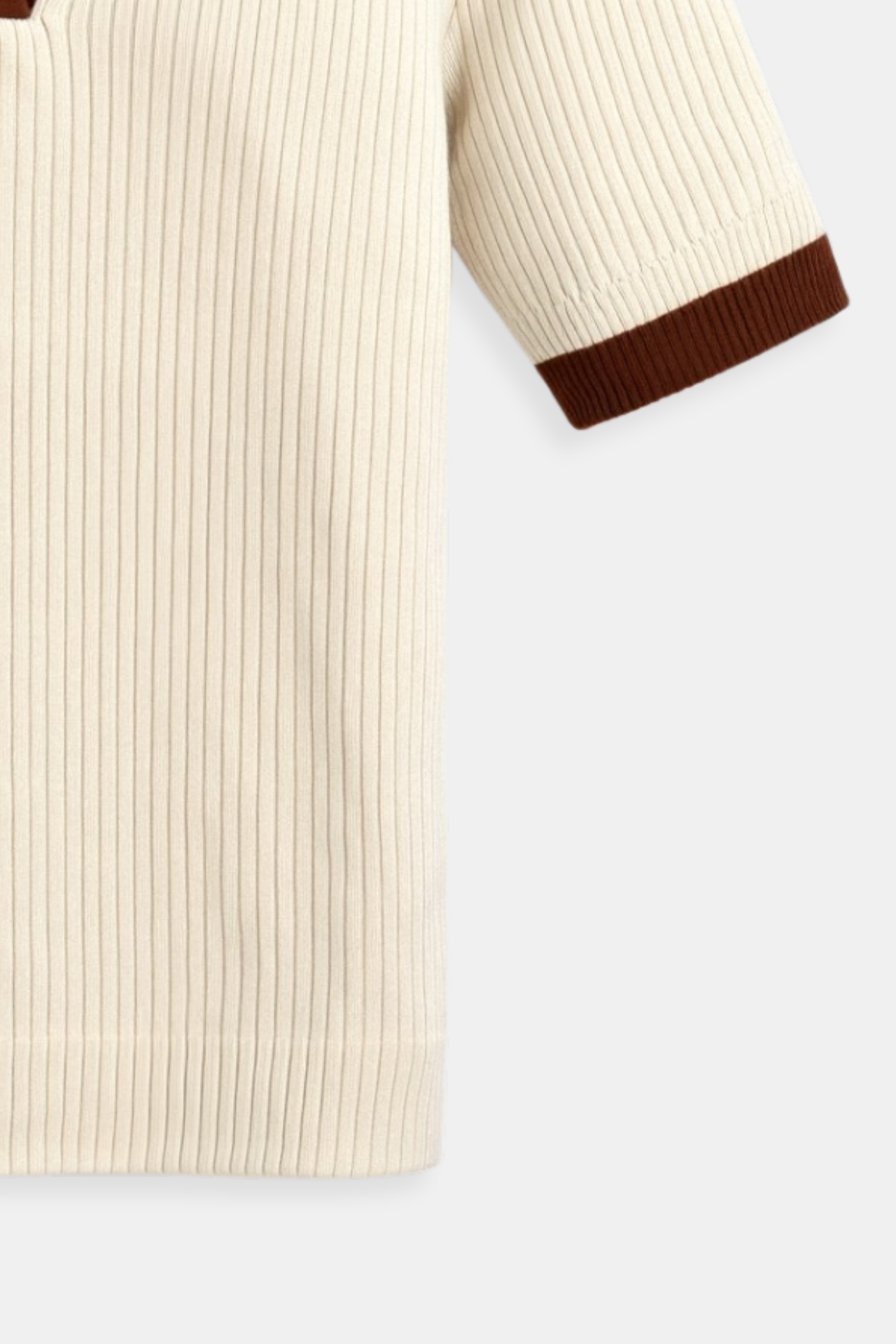 Women's Polo Colour Block With Notched Collar