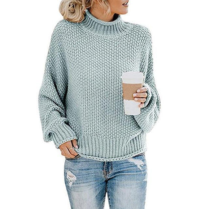 Women's Pullover Elegant Style Soft Cotton Long Sweater