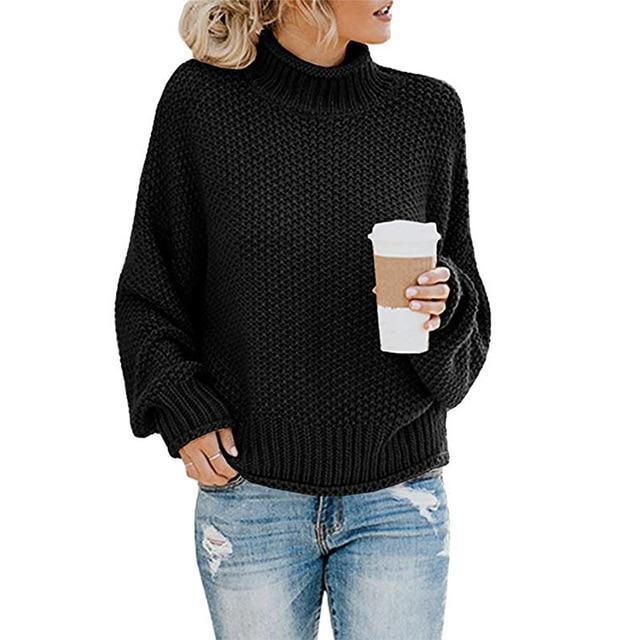 Women's Pullover Elegant Style Soft Cotton Long Sweater