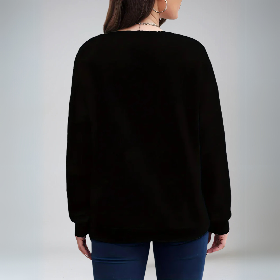 Women's Pullover with Heart Gradient Casual Comfort