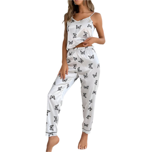 Women's Pyjama Set Butterfly Print
