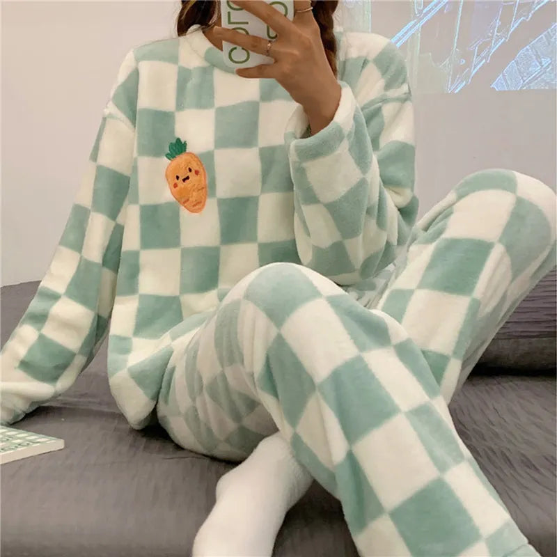 Women's Pyjama Set Soft Cotton Comfortable Elegant Fit