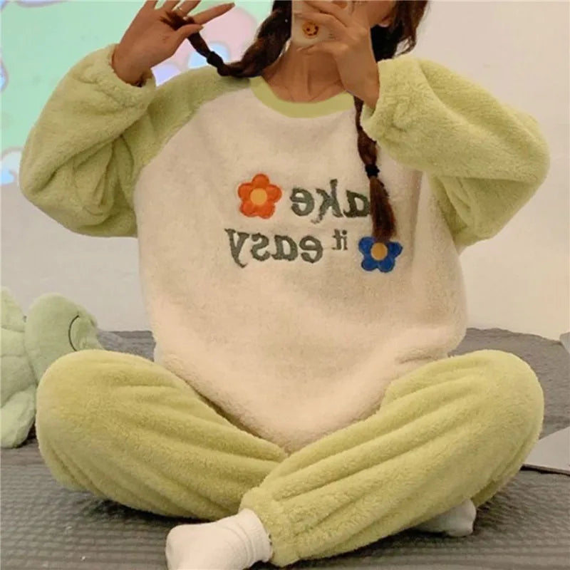 Women's Pyjama Set Soft Cotton Comfortable Elegant Fit