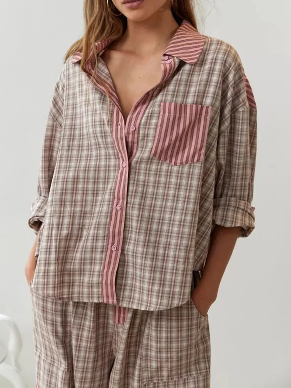 Women's Pyjamas Fleece Comfortable Warm Nightwear