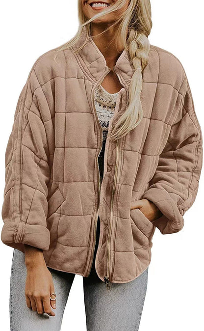 Women's Quilted Jacket With Classic Design
