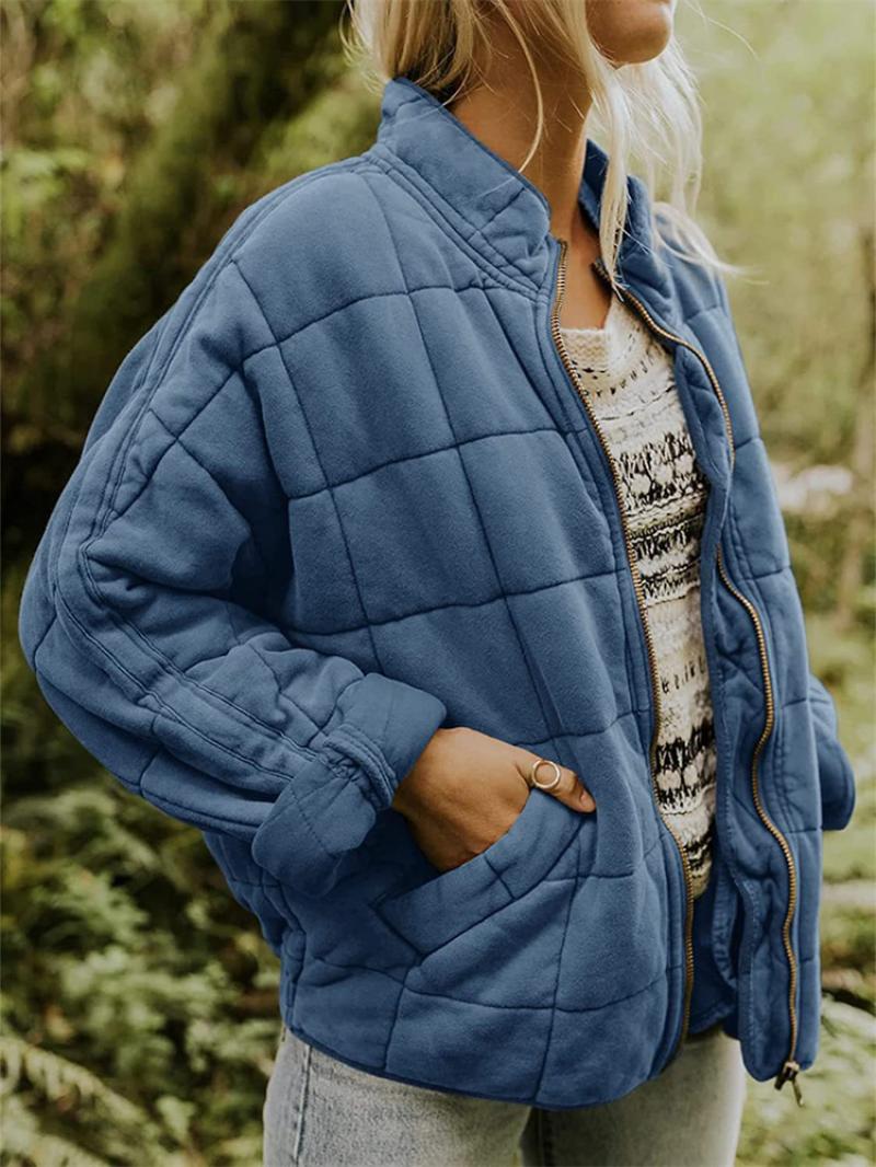 Women's Quilted Jacket With Classic Design