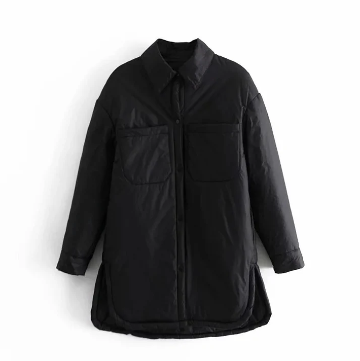 Women's Quilted Winter Coat Long Style Durable Warm Material