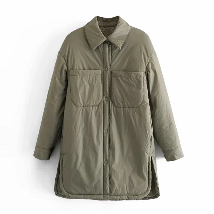 Women's Quilted Winter Coat Long Style Durable Warm Material