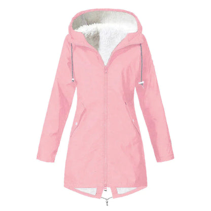 Women's Raincoat With Adjustable Hood