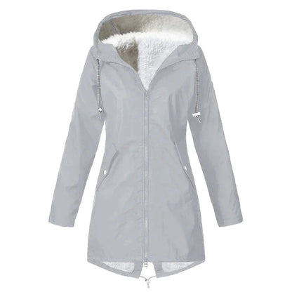 Women's Raincoat With Adjustable Hood