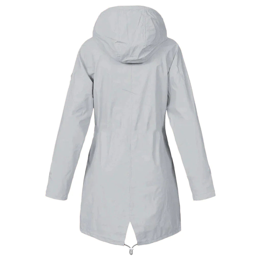 Women's Raincoat With Adjustable Hood