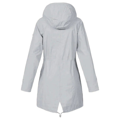 Women's Raincoat With Adjustable Hood