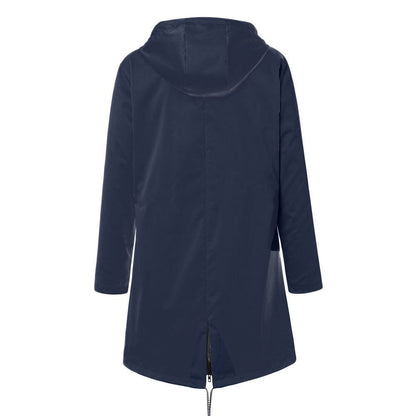 Women's Raincoat With Adjustable Hood