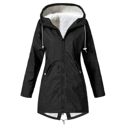 Women's Raincoat With Adjustable Hood