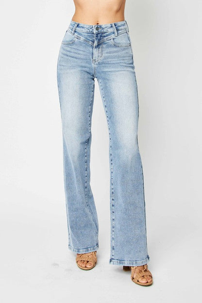 Women's Retro Jeans High Waist Medium Denim