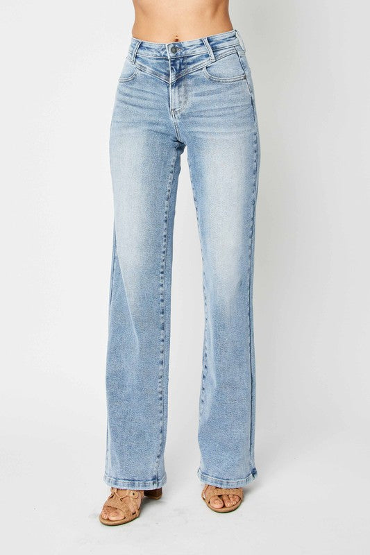 Women's Retro Jeans High Waist Medium Denim