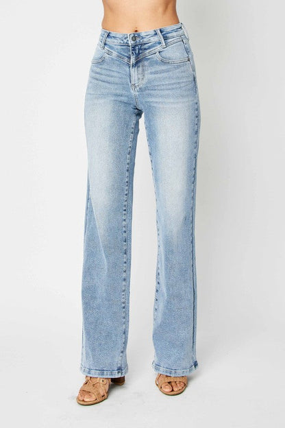 Women's Retro Jeans High Waist Medium Denim