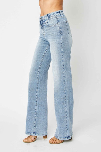 Women's Retro Jeans High Waist Medium Denim