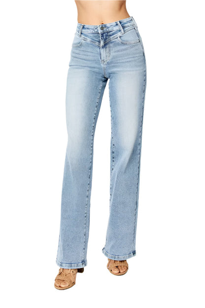 Women's Retro Jeans High Waist Medium Denim