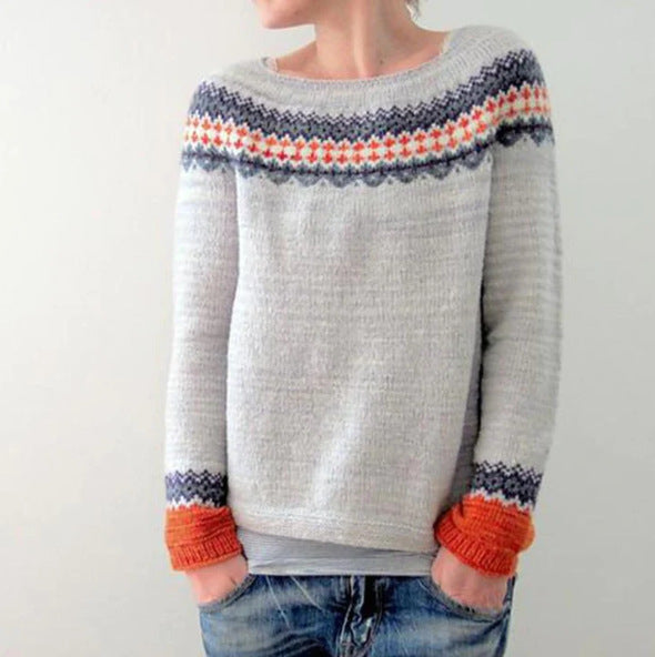 Women's Retro Pullover Xanthe Knitted