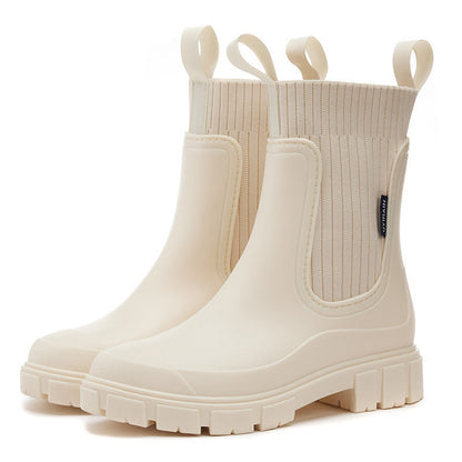 Women's Rubber Boots Waterproof with Non-Slip Sole