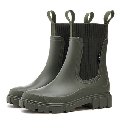 Women's Rubber Boots Waterproof with Non-Slip Sole