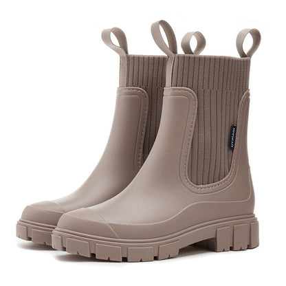 Women's Rubber Boots Waterproof with Non-Slip Sole