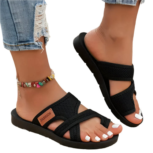 Women's Sandals Ergonomic Design Breathable Synthetic Material