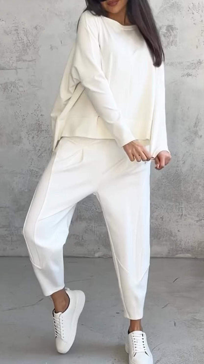 Women's Set Long Sleeves and Pants Soft Breathable Fabric
