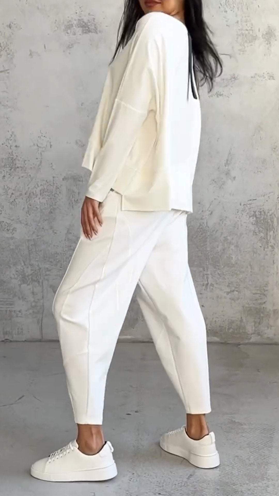 Women's Set Long Sleeves and Pants Soft Breathable Fabric
