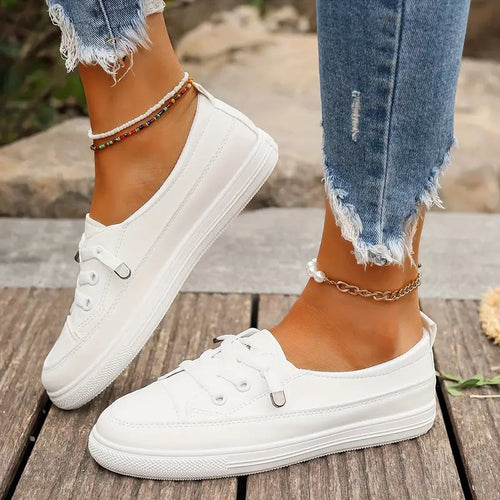 Women's Shoes Casual Flat Synthetic Leather Lightweight