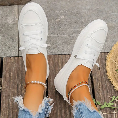 Women's Shoes Flat Casual Style Faux Leather