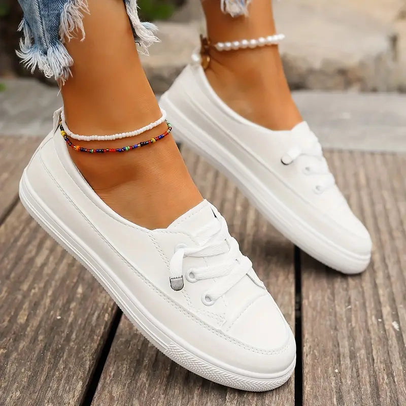 Women's Shoes Flat Casual Style Faux Leather
