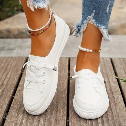 Women's Shoes Flat Casual Style Faux Leather