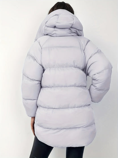 Women's Short Hooded Puffer Jacket