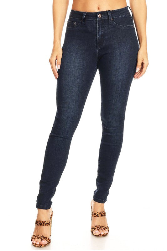 Women's Skinny Jeans High Waist Denim Indigo