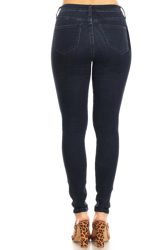 Women's Skinny Jeans High Waist Denim Indigo