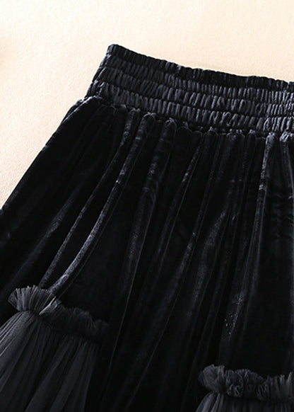 Women's Skirt Tulle Patchwork Style