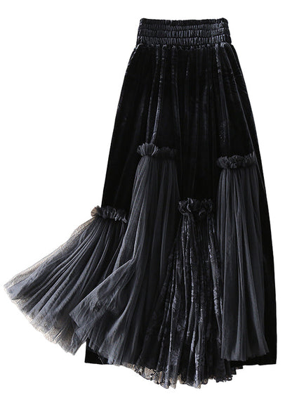Women's Skirt Tulle Patchwork Style