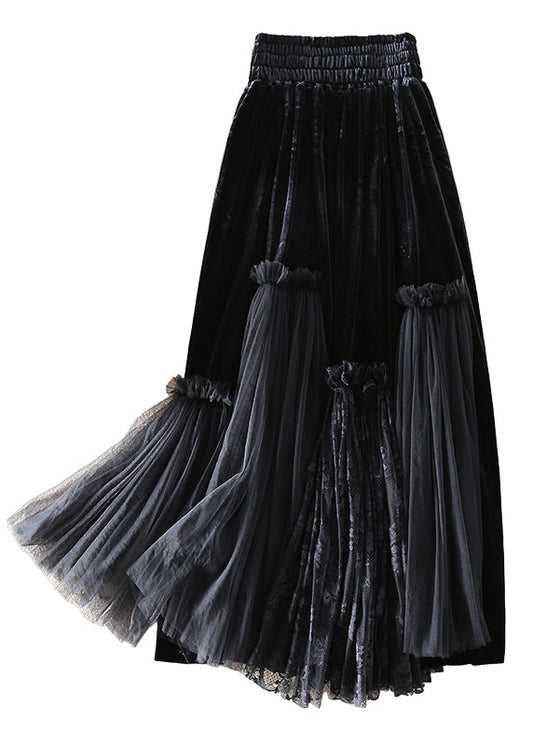 Women's Skirt Tulle Patchwork Style