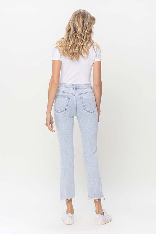 Women's Slim Straight Jeans High Waist