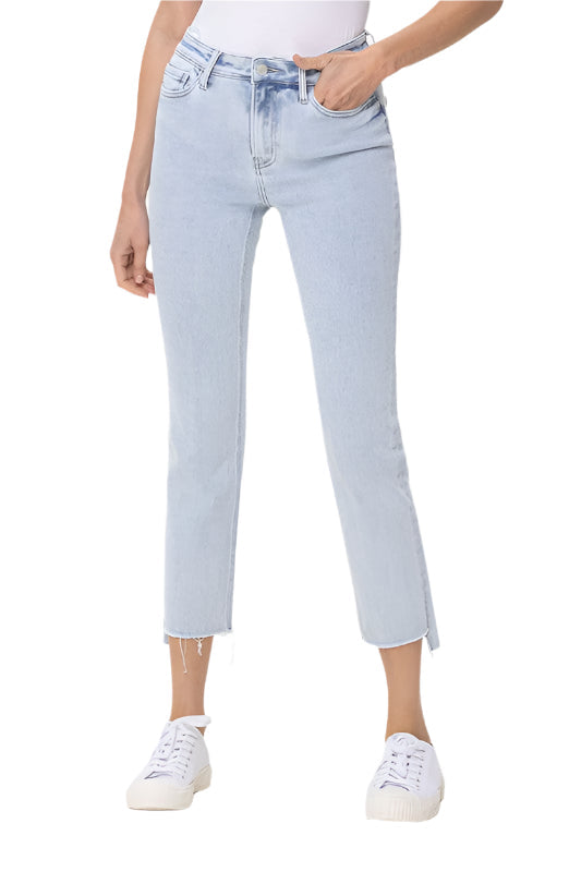 Women's Slim Straight Jeans High Waist